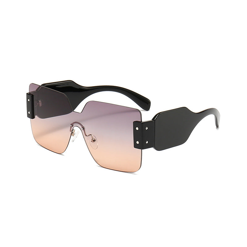 Wholesale PC Brown Large Frame Women's Sunglasses